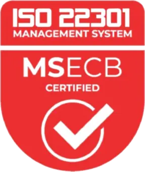 ISO 22301 Management System MSECB Certified