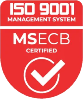 ISO 9001 Management System MSECB Certified